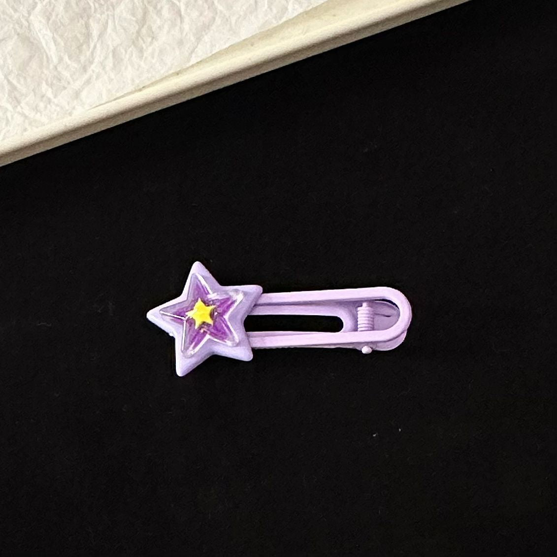 繽紛星星髮夾－綠色星星髮夾款細節4｜https://igowo.tw/