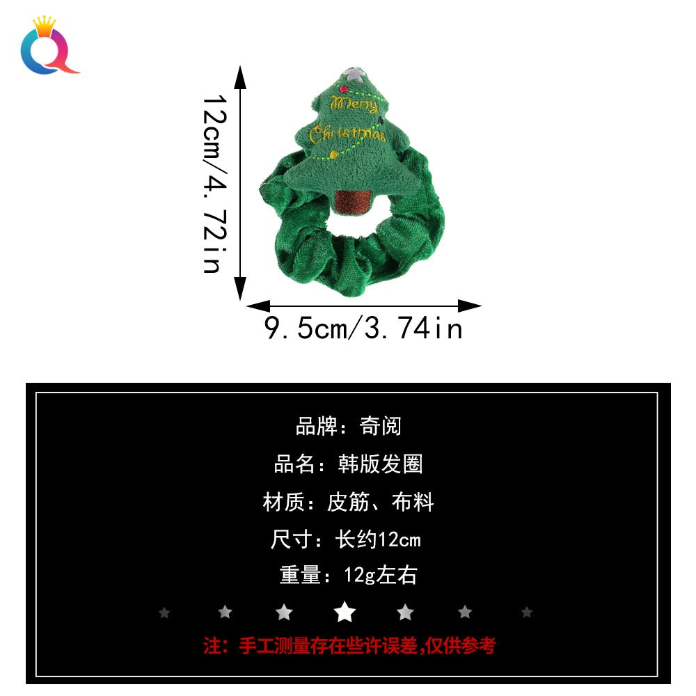 絨面大腸圈髮圈－細節特寫1｜https://igowo.tw/