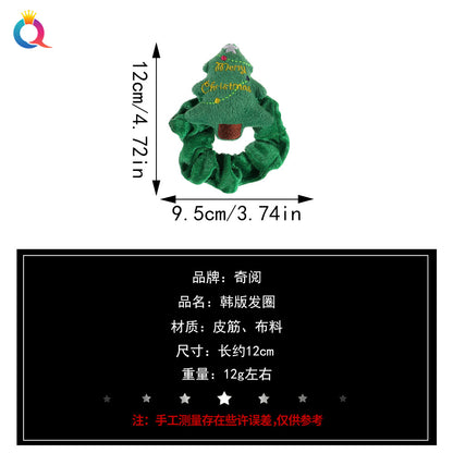 絨面大腸圈髮圈－細節特寫1｜https://igowo.tw/