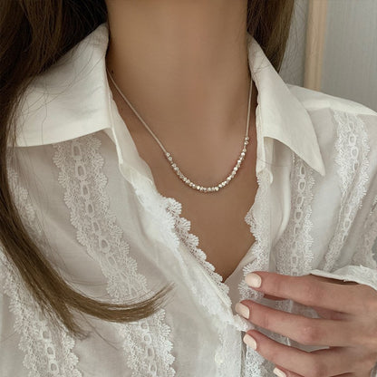 S925鋯石皇冠鑲鑽項鍊