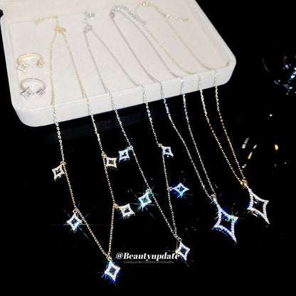鋯石星星戒指套組－商品主圖｜https://igowo.tw/