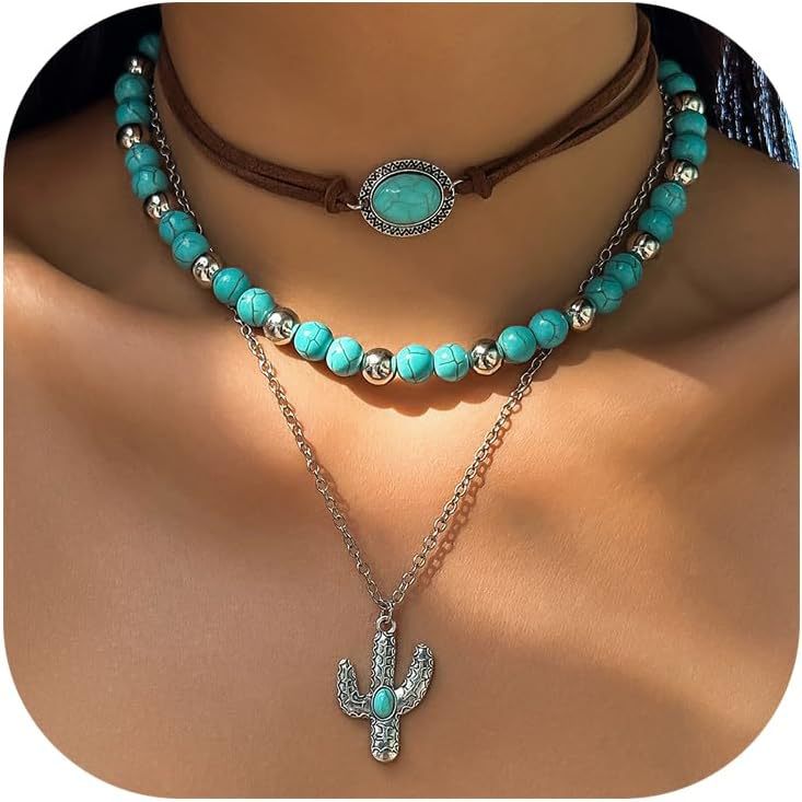 綠松石波西米亞項鍊