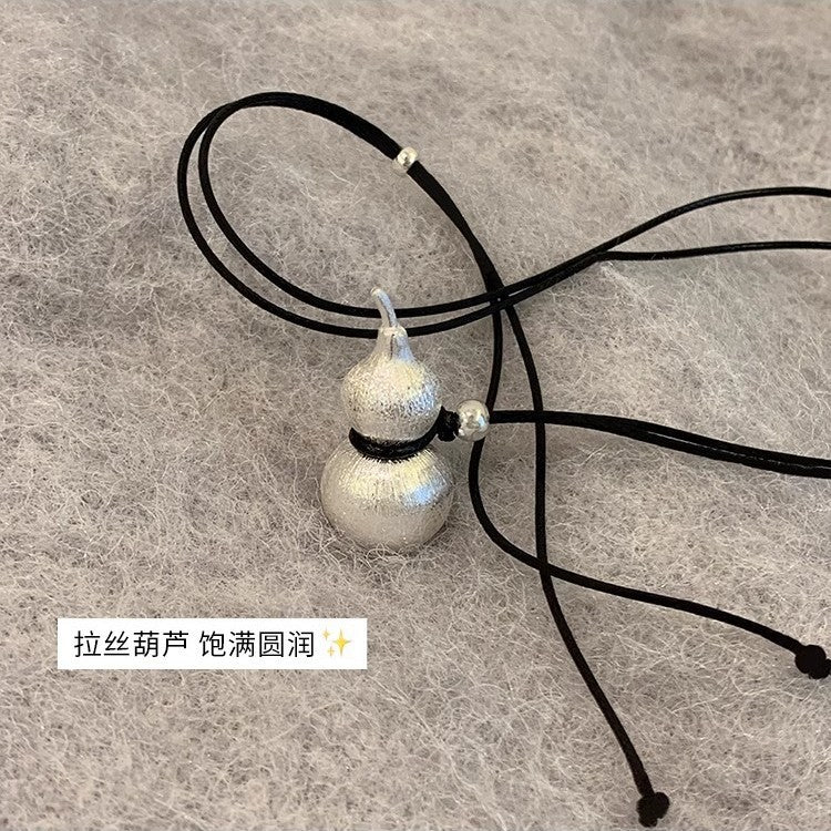 S925葫蘆墜飾復古項鍊－商品主圖｜https://igowo.tw/
