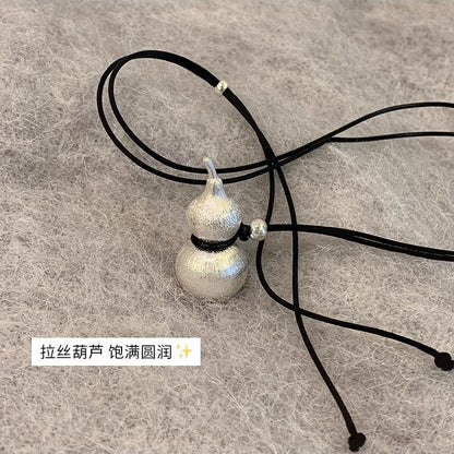 S925葫蘆墜飾復古項鍊－商品主圖｜https://igowo.tw/
