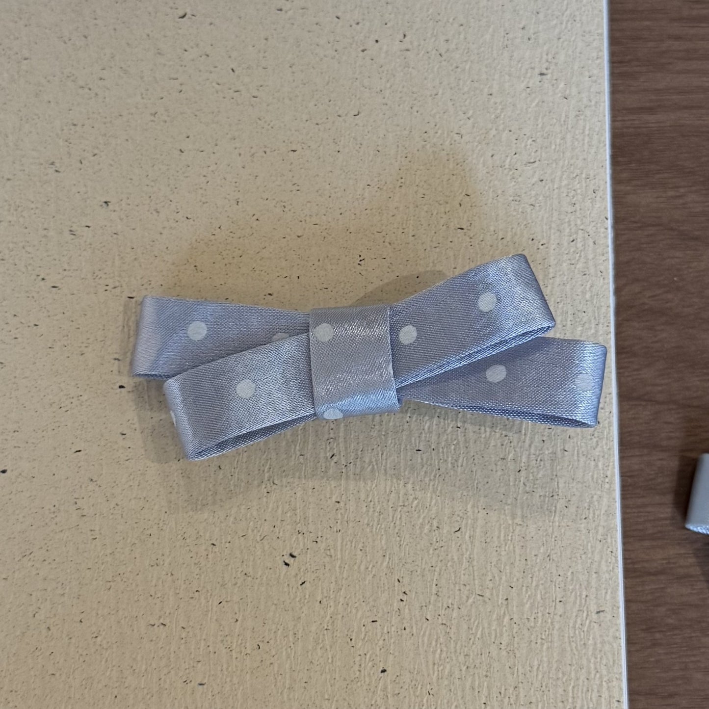 波點蝴蝶結立體髮夾
