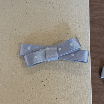 波點蝴蝶結立體髮夾