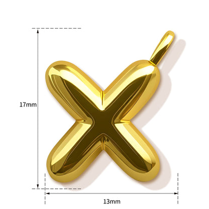 銅字母吊墜