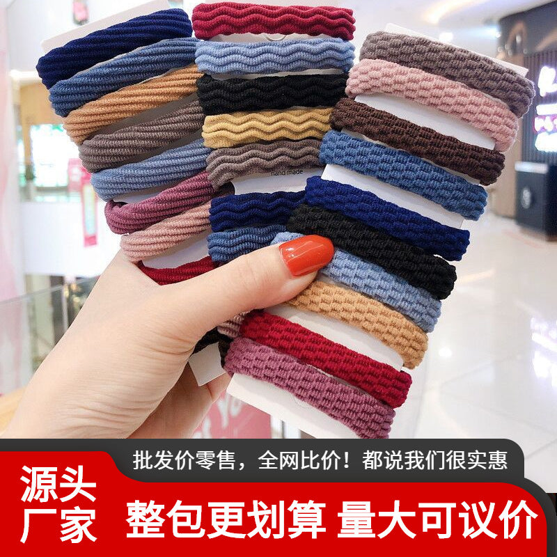 彈力繩簡約髮圈－商品主圖｜https://igowo.tw/