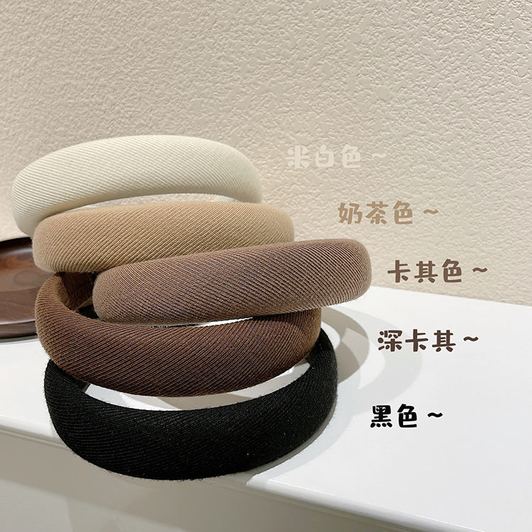 寬版簡約髮箍－商品主圖｜https://igowo.tw/