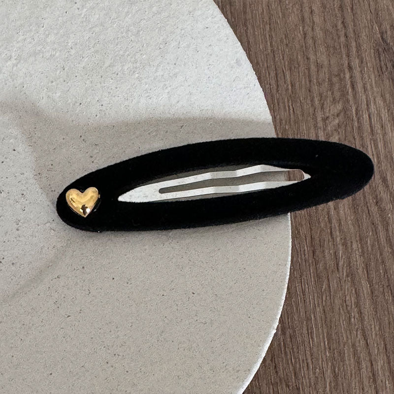 黑色復古簡約髮夾