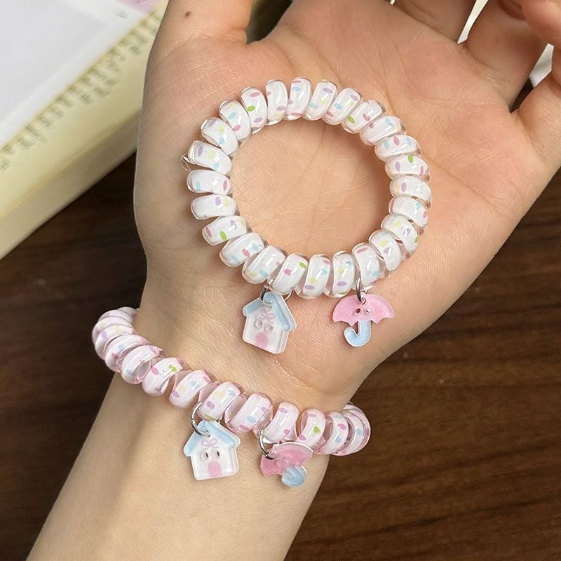 卡通簡約髮圈－商品主圖｜https://igowo.tw/