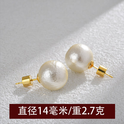 珍珠簡約耳釘
