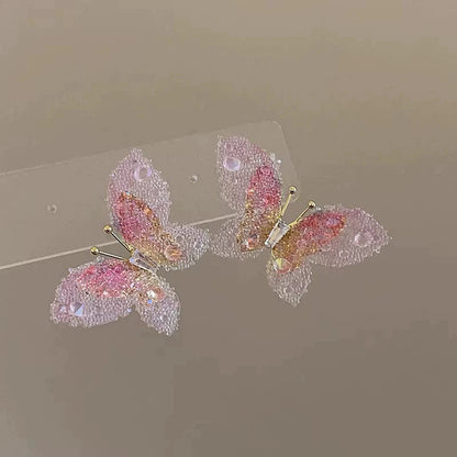 白色花朵耳環－金款細節｜https://igowo.tw/