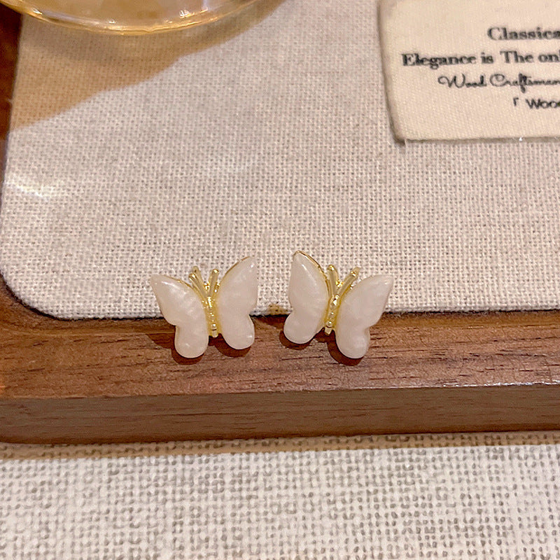 韓系超仙立體蝴蝶耳環