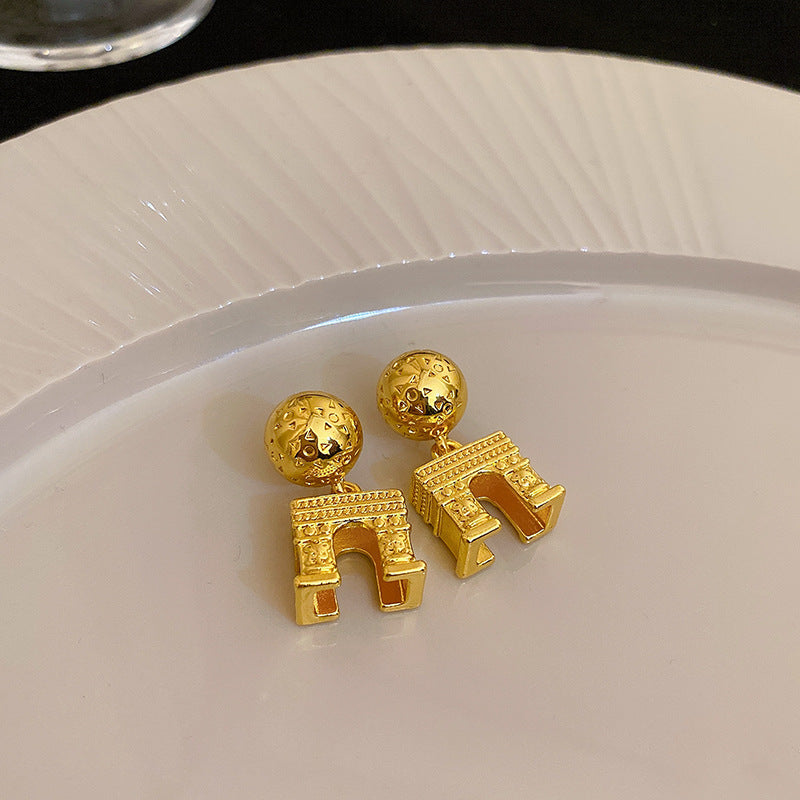 銀針簡約耳環－細節特寫48｜https://igowo.tw/