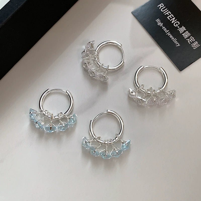 繽紛方形兩用耳環－商品主圖｜https://igowo.tw/