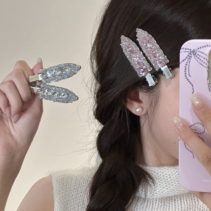 鋯石簡約髮夾－商品主圖｜https://igowo.tw/