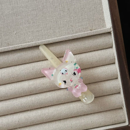 兔子簡約髮夾
