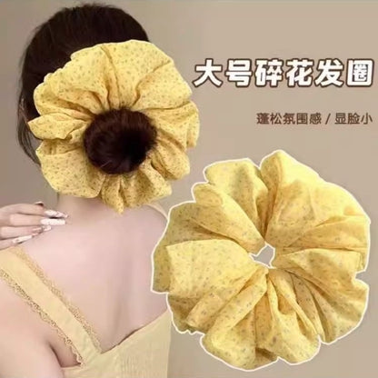 碎花大腸圈髮圈－商品主圖｜https://igowo.tw/