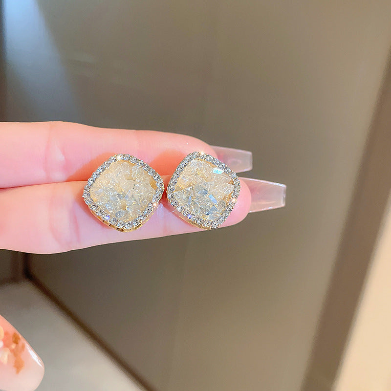 珍珠蝴蝶結電鍍耳環