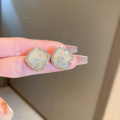 珍珠蝴蝶結電鍍耳環
