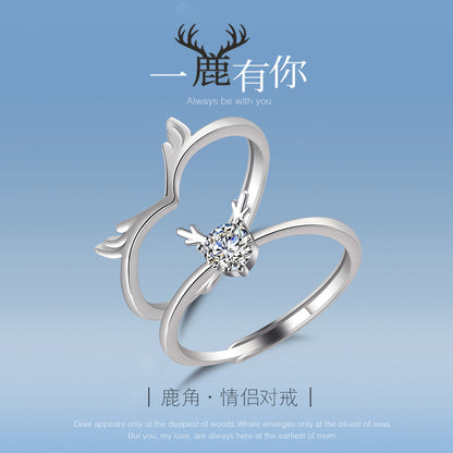 小鹿可調式戒指－商品主圖｜https://igowo.tw/