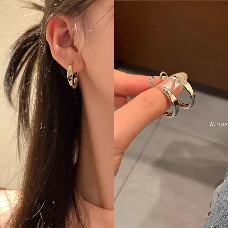 圓圈簡約耳環