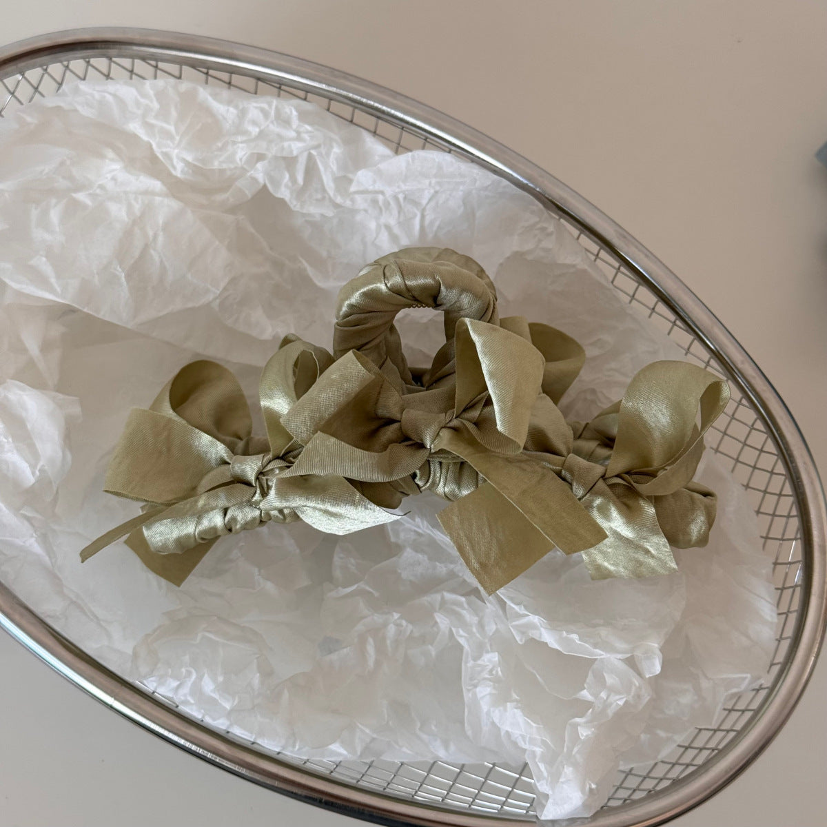 蝴蝶結簡約鯊魚夾