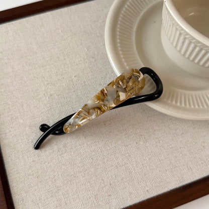 醋酸板材幾何髮夾