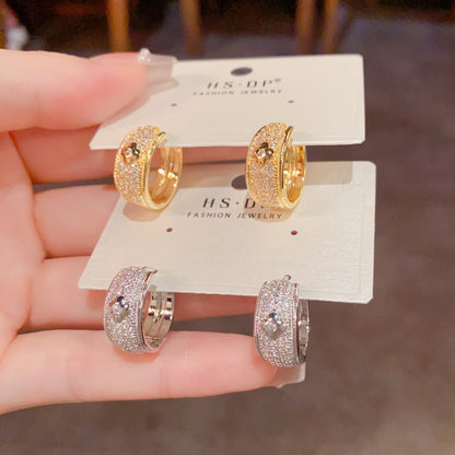 鋯石金屬耳扣－商品主圖｜https://igowo.tw/