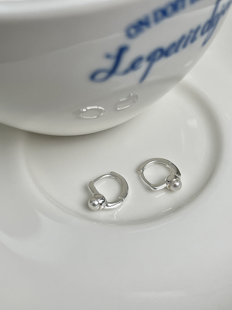珍珠簡約耳釘