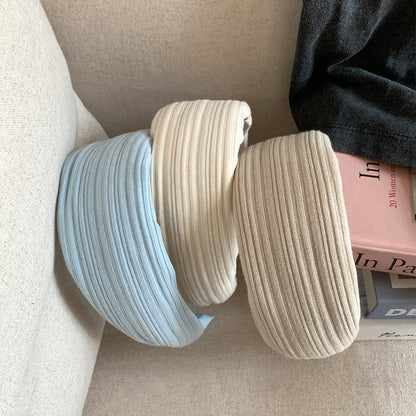 寬版簡約髮箍－商品主圖｜https://igowo.tw/