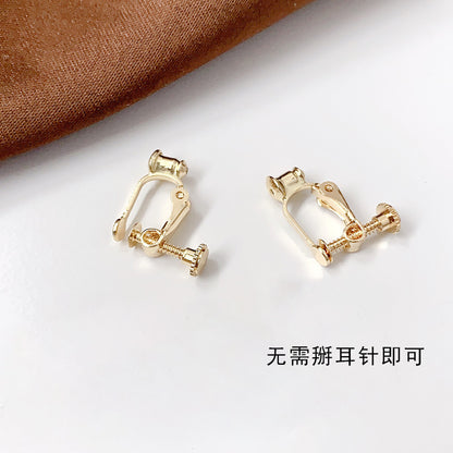 矽膠簡約耳環－細節特寫5｜https://igowo.tw/