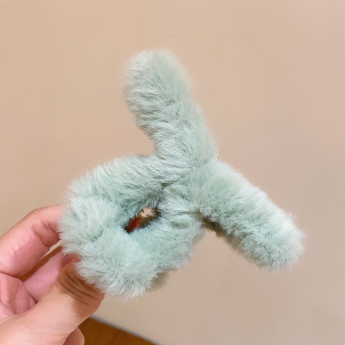 絨面簡約髮夾