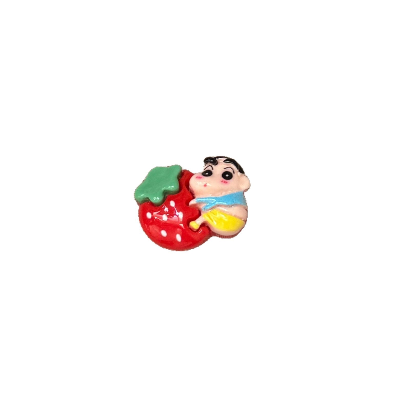 卡通簡約髮夾－草莓小新髮夾款細節3｜https://igowo.tw/