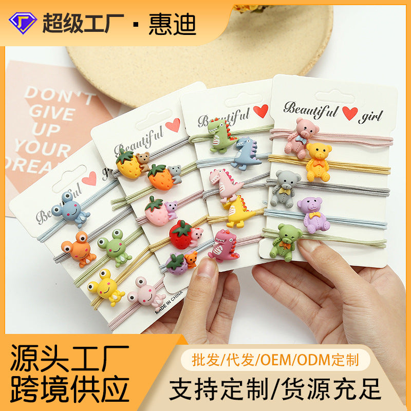 草莓小熊髮圈－商品主圖｜https://igowo.tw/