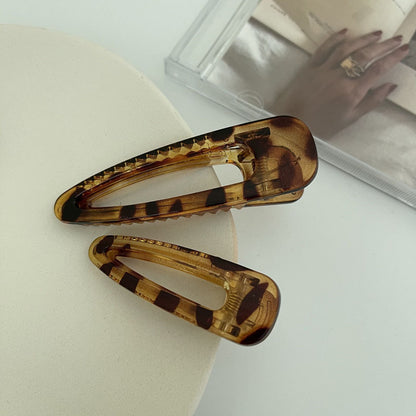 透明水滴髮夾