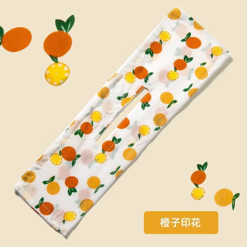 布面蝴蝶結水果髮夾