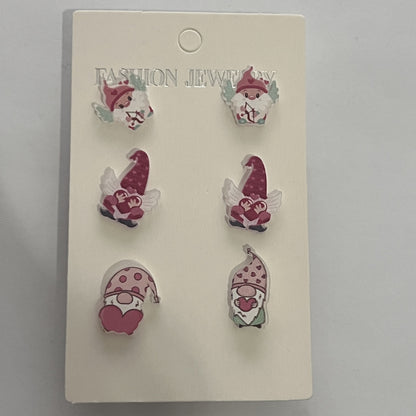 壓克力草莓耳環套組－細節特寫5｜https://igowo.tw/