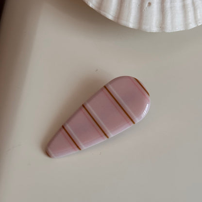 彩色格紋鯊魚夾