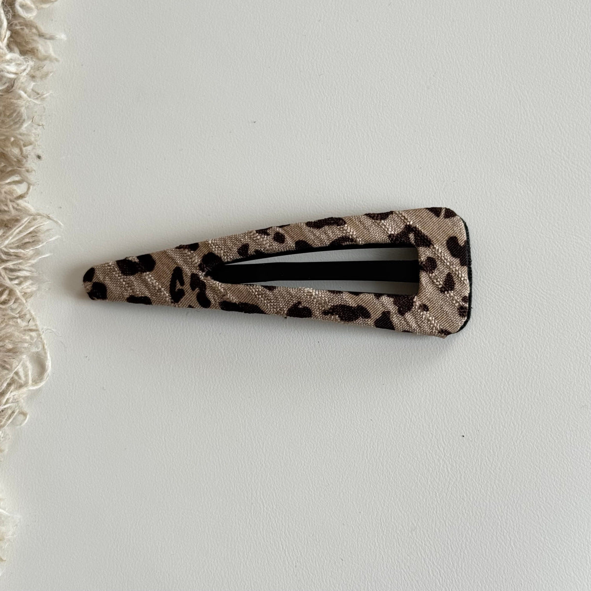 豹紋簡約髮夾