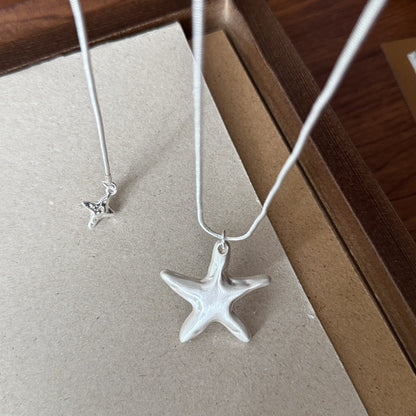 銀色星星項鍊