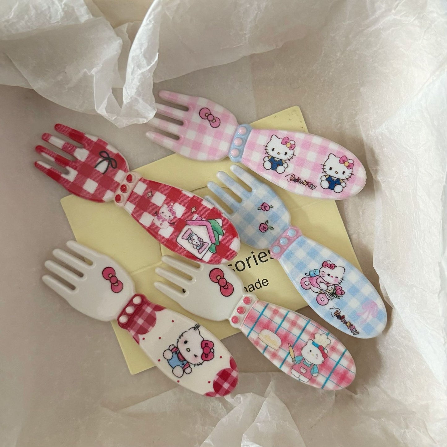 繽紛貓咪卡通髮夾－商品主圖｜https://igowo.tw/