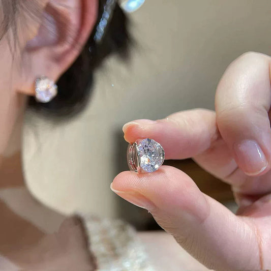 鋯石水滴耳扣－商品主圖｜https://igowo.tw/