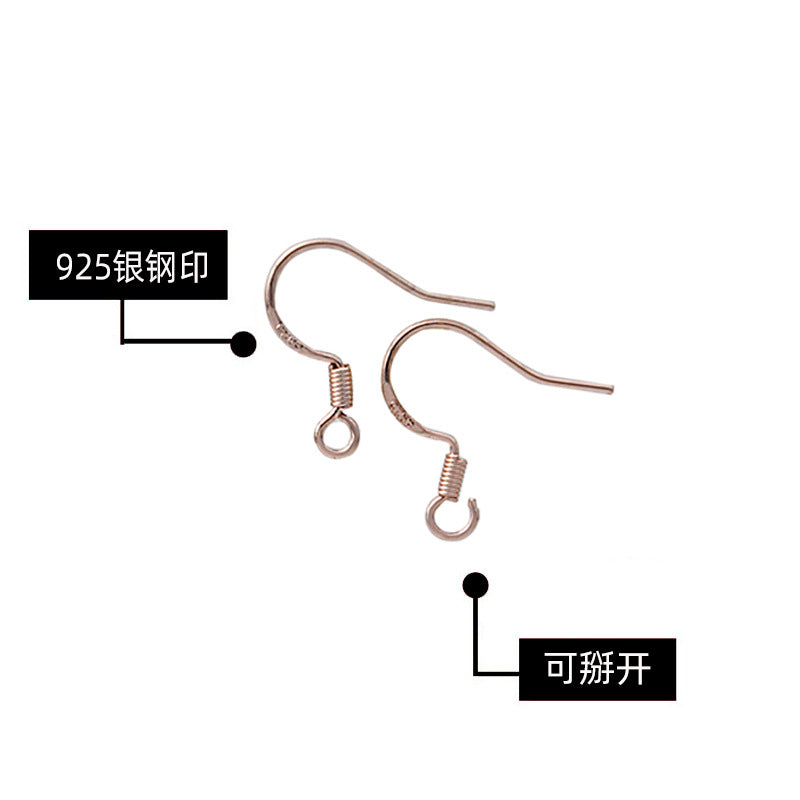 銀針流蘇耳鉤－細節特寫2｜https://igowo.tw/
