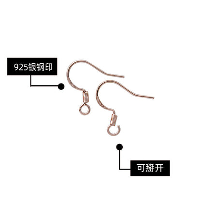 銀針流蘇耳鉤－細節特寫2｜https://igowo.tw/