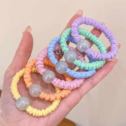 珍珠魚尾簡約髮圈