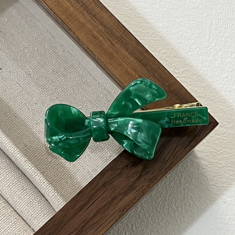 醋酸板材蝴蝶結髮夾