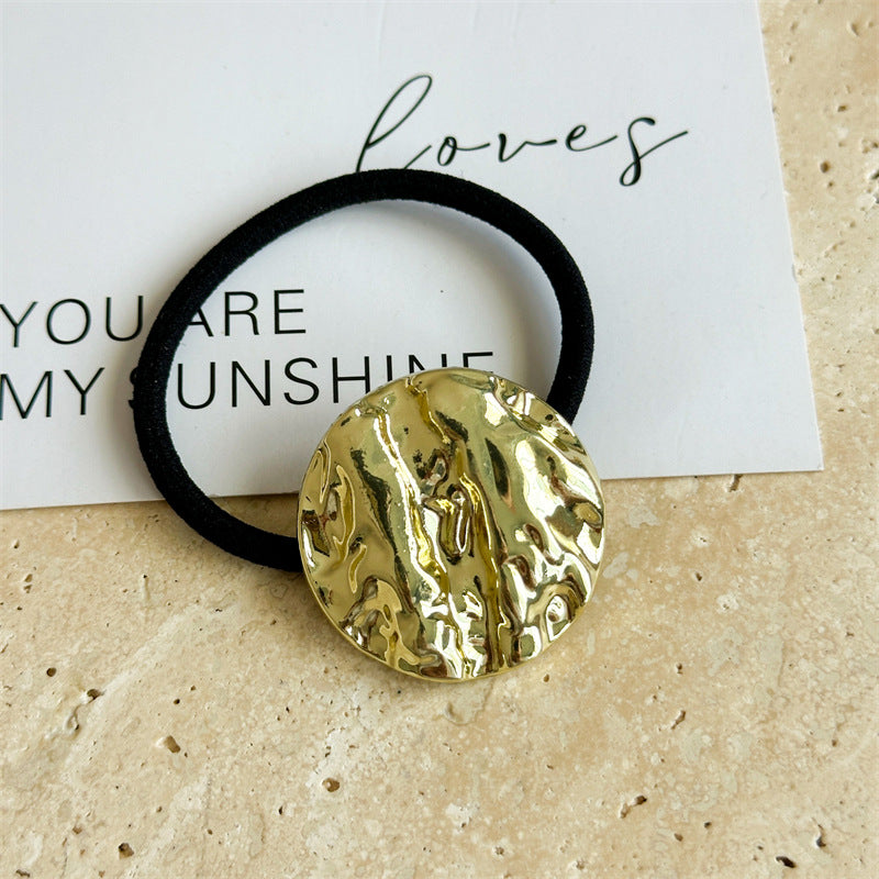 金屬不規則簡約髮圈