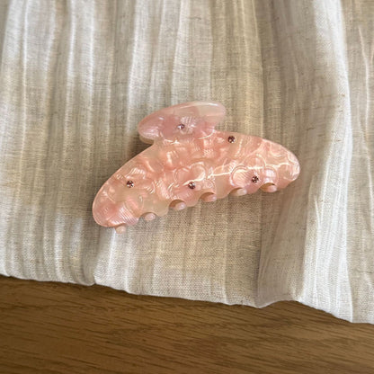 鑲鑽精雕鯊魚夾